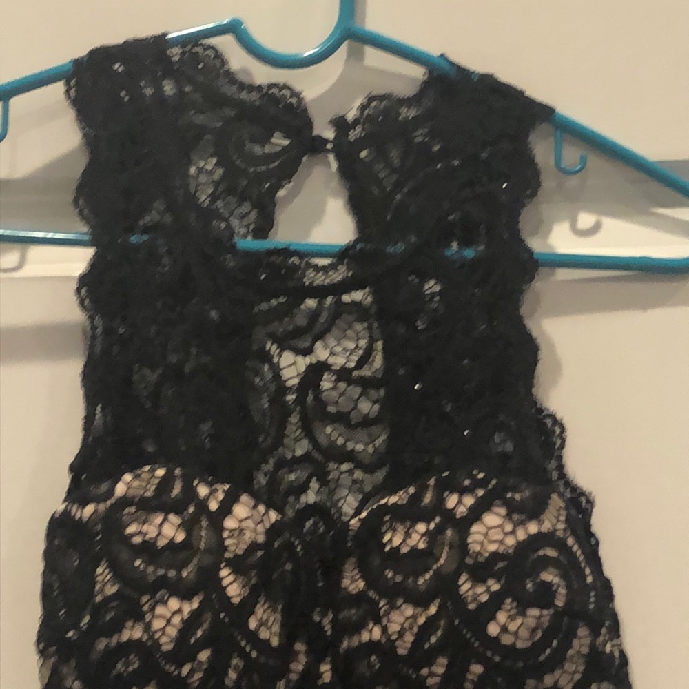 Black sequin party dress